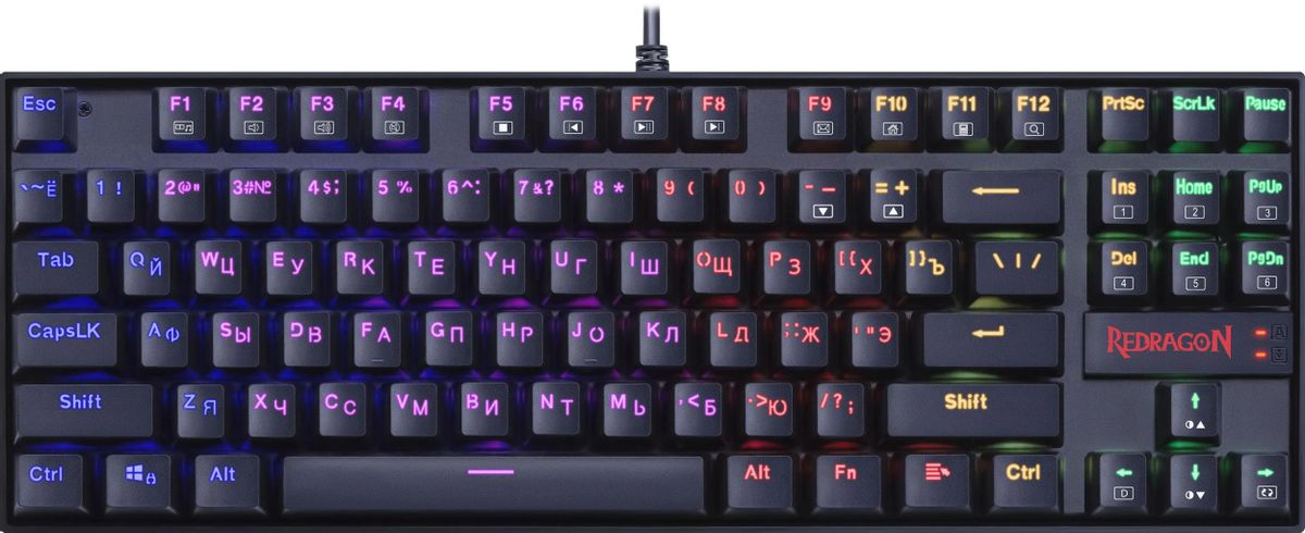 Клавиатура Redragon Kumara Pro,  USB, черный [70964]